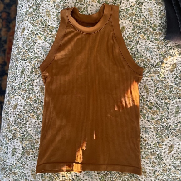 Athleta Tops - Athleta Renew Seamless Racerback Tank Top, Brown, Size M